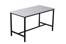 High Bar Rectangle Table 1050 High. Black Powdercoat Frame. 1800 Long X 900.Wide
